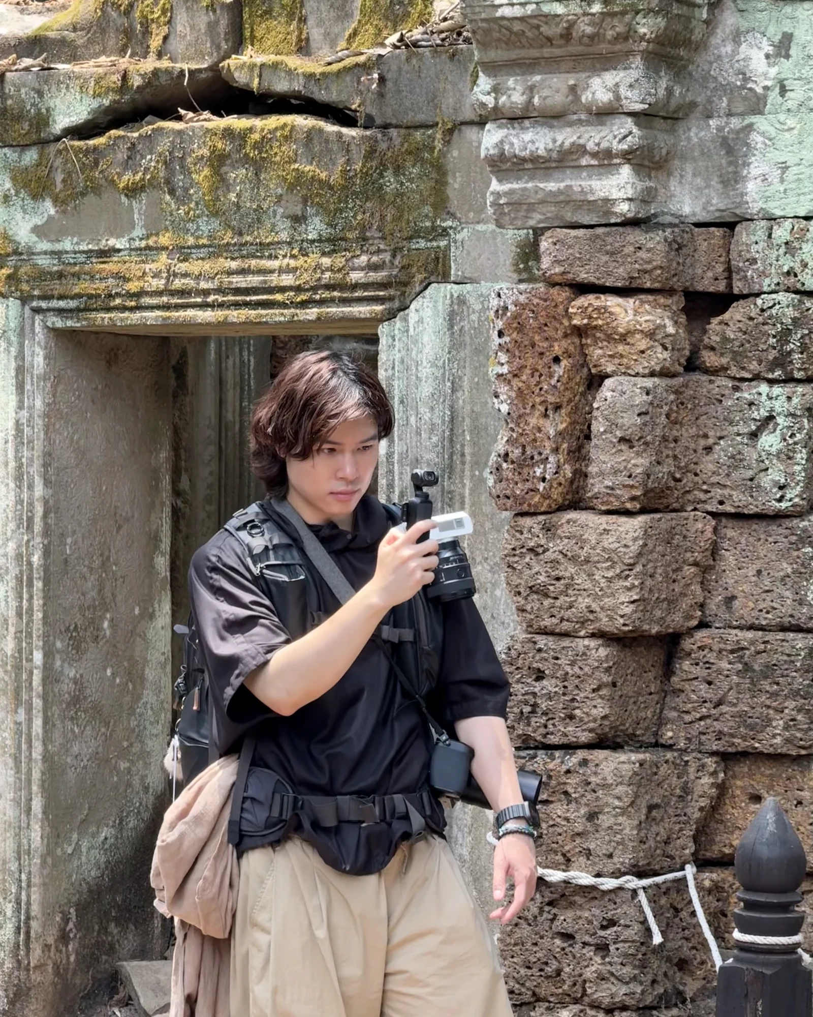 Jairus Qu on location