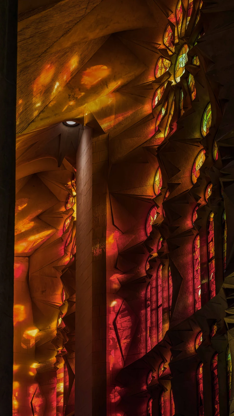 When Stone Catches Fire — La Sagrada Família · Barcelona, 2026